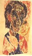 Head of a sick man - Selfportrait Ernst Ludwig Kirchner